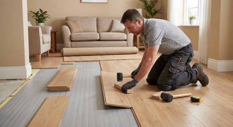 Laminate Floor Installation in Bellingham, MA
