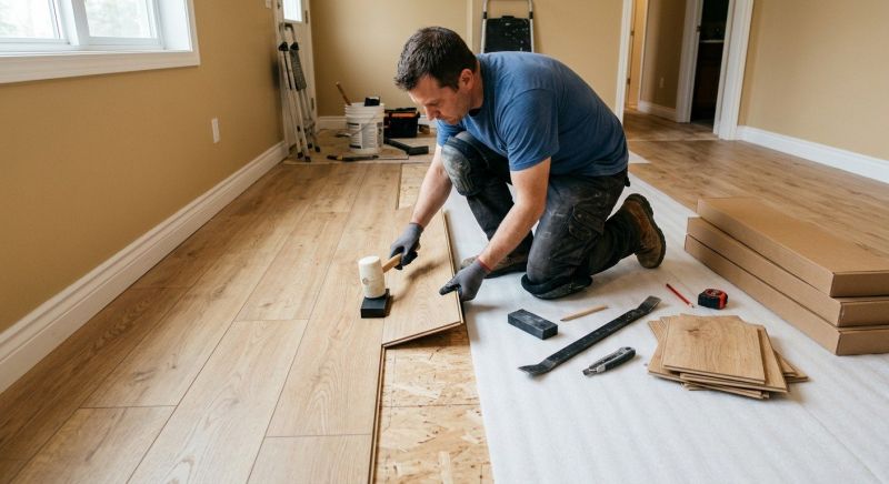 Laminate Floor Installation in Brookline, MA