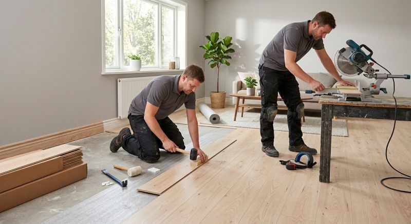 Laminate Floor Installation in North Scituate, RI