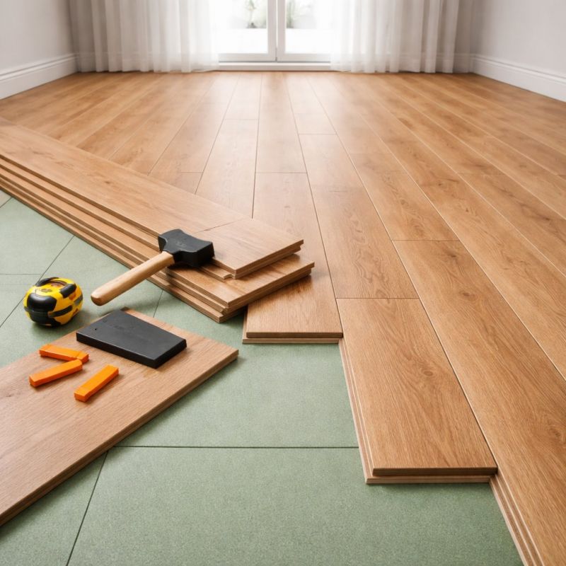 Laminate Floor Installation in Oakland, RI