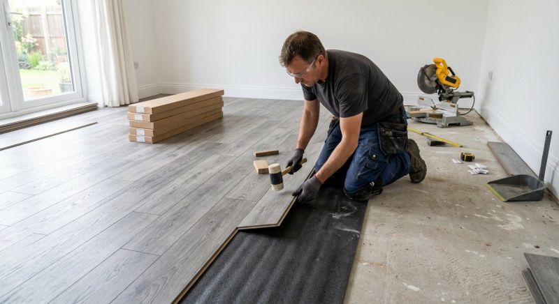 Laminate Floor Installation in Plainville, MA