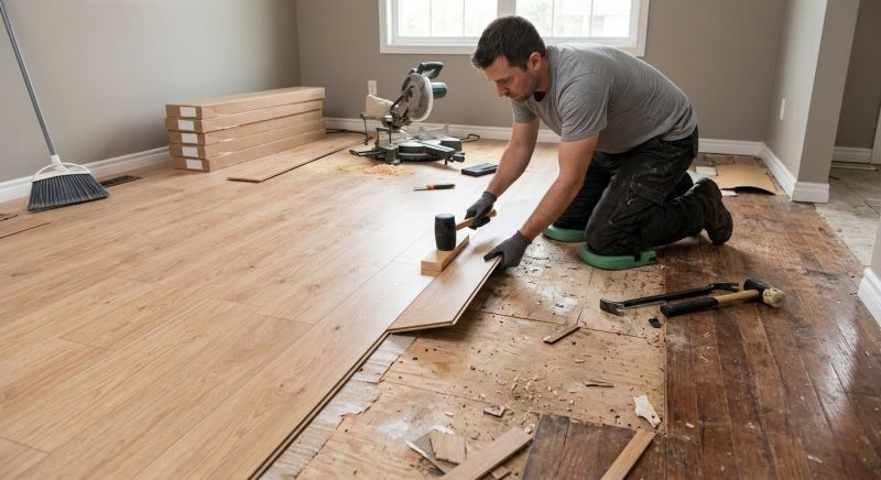 Laminate Floor Replacement in Ashland, MA