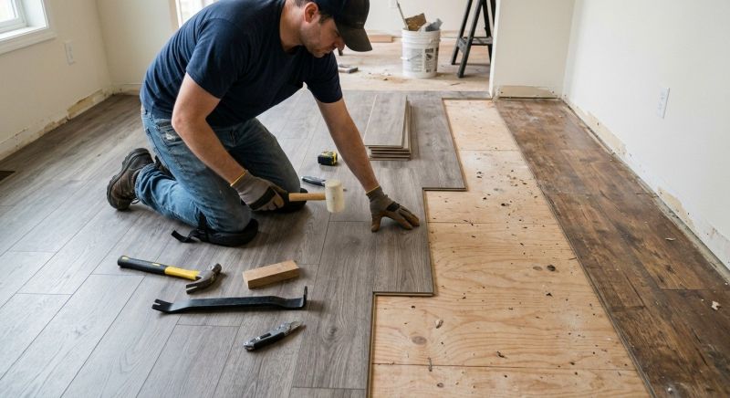 Laminate Floor Replacement in Grafton, MA
