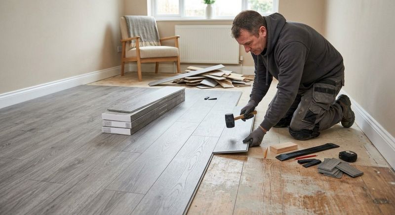 Laminate Floor Replacement in Newton Center, MA