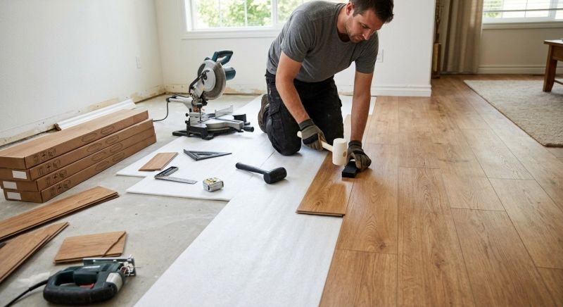 Laminate Floor Replacement in Northborough, MA