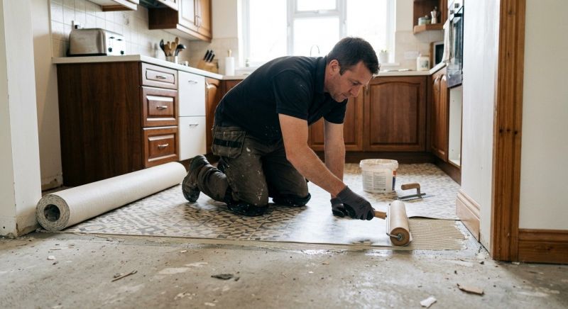 Linoleum Floor Installation in Chepachet, RI