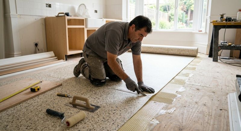 Linoleum Floor Installation in Needham, MA