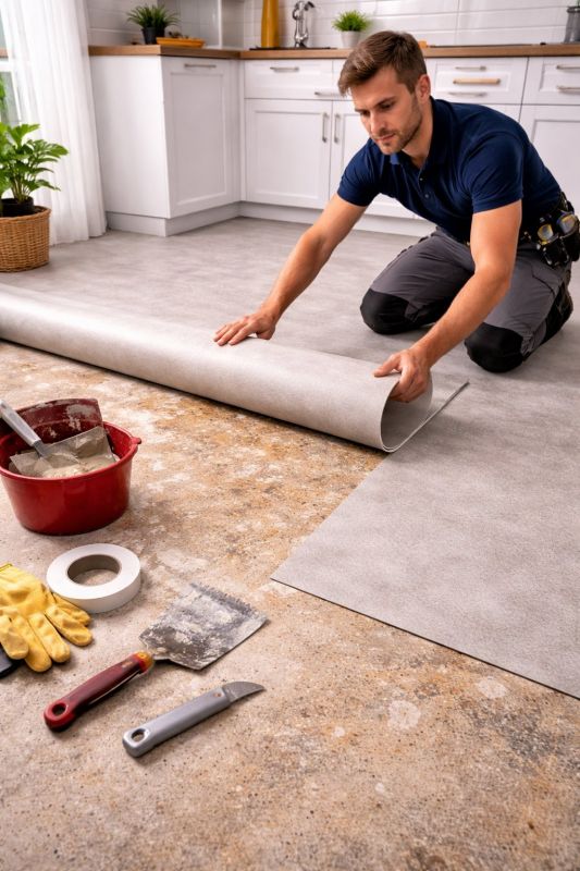 Linoleum Floor Installation in Putnam, CT