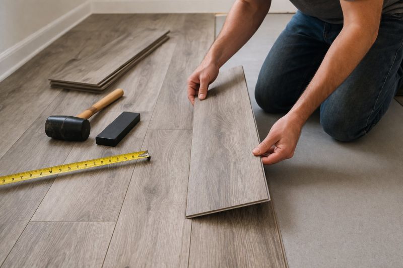Luxury Vinyl Tile Installation in North Scituate, RI
