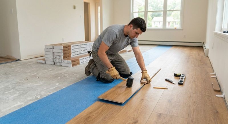 Lvt Flooring Installation in Grafton, MA
