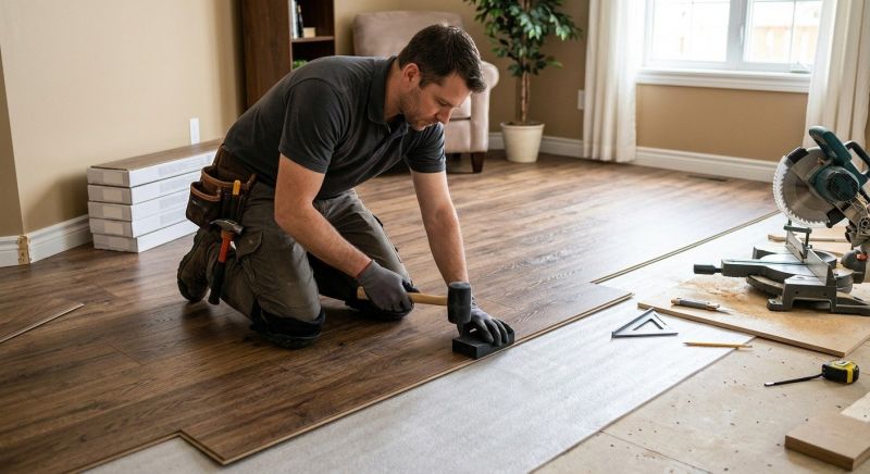 Plank Laminate Installation in Milford, MA