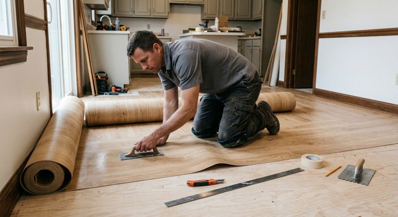 Sheet Flooring Installation in Auburn, MA