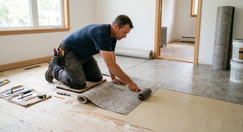 Sheet Flooring Installation in North Scituate, RI
