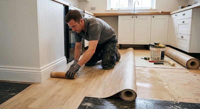 Sheet Linoleum Installation in Attleboro, MA