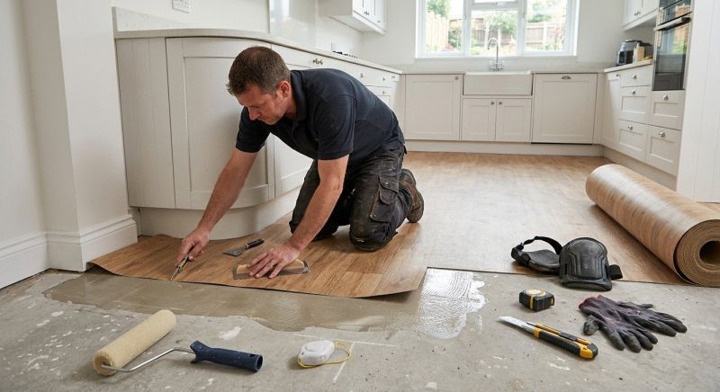 Sheet Linoleum Installation in Mansfield, MA