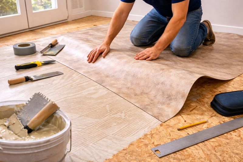 Sheet Vinyl Installation in Chepachet, RI