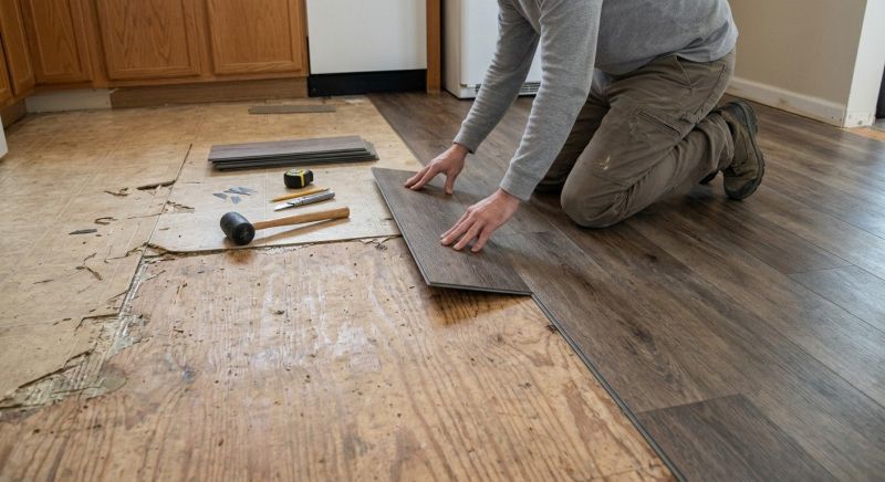 Vinyl Flooring Installation in Plainville, MA