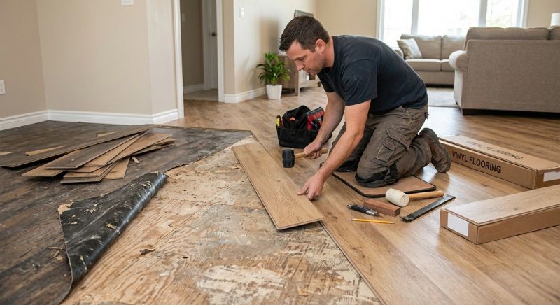 Vinyl Flooring Service in Milford, MA